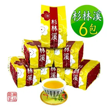 龍源茶品 杉林溪輕微焙火烏龍茶葉6包組(150g/包)