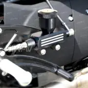 Custom Rear Brake Master Cylinder 9/16" bore Black Retro Style Old School