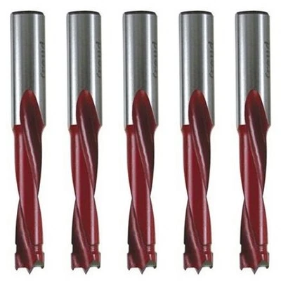 Freud 5 Pack of Left Hand Rotation 8 Mm dia Brad Point Bit BP80057L-5PK