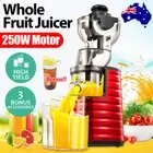Slow Juicer Cold Press Vegetable Processor Vegetable Fruit Juice Extractor AU