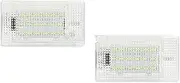 Wivplex For B-Max For C-Max Escort, for Fiesta, for Focus, Fusion Galaxy Granada For Sierra Escort Interior Boot Trunk Luggage Compartment Light Car Number Plate Light(BLACK 2pcs)