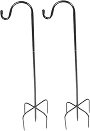 BESPORTBLE Vintage Style Metal Shepherd Hooks Garden Decor for Lanterns String Lights Flower Baskets Bird Feeders Wedding Decor