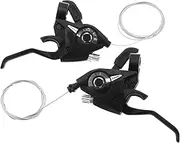 LT Easiyl 1 Pair 3x7 Bicycle Brake Levers Shifter 21 Speed Shifter Set with Shift Cables Gear Indicator for Mountain Bike Folding Bike City Bikes Racing