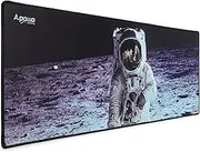 Apollo Gaming Extended Mouse Pad, Large NASA Astronaut Space Design Microfiber Mousepad, (31.5×11.8), Large XXL Extended Desk Mat. Long Computer Keyboard Mouse Mat Mousepad for Office/Gaming/Home