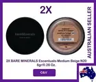 2x BareMinerals Escentuals Bare Minerals Original Medium Beige N20 8 gr/0.21 Oz.