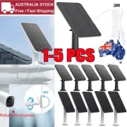 4W Solar Panels for Eufy Eufycam Cam E/2C/E/2 Pro Wall Mount 3M Cable Power Set