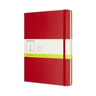 MOLESKINE 經典紅色軟皮筆記本-L型方格