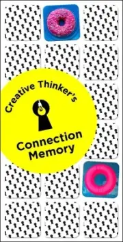 Creative Thinker's Connection Memory Game by Dorte Nielsen (English) Cards Book
