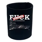 F K Noun - Funny Novelty Stubby Holder