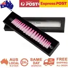 Press On Nail Tips Artificial Fake Coffin Self Adhesive Pink Ombre Matte 20 pcs