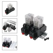 8 Pin DPDT Coil Relays Pack of Two for Diverse Electrical Applications