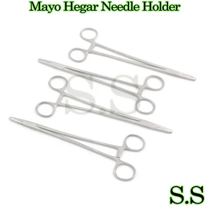 4 Mayo Hegar Needle Holder 10" Surgical Instruments EMS