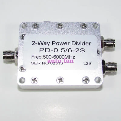 PD-0.5 / 6-2S 0.5-6GHz 30W SMA RF RF One Point Two Power Divider