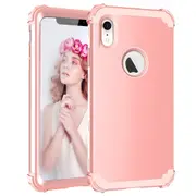 MCC Impact iPhone XR Shockproof 3in1 Rugged Case Cover Apple iPhoneXR [Rose Gold]