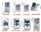 LED RGB Controller 24/44Key IR Remote Controller For 5050 RGB LED Strip Lights