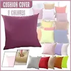 Multicoloured Plain Solid Colour Cushion Cover Covers Decorative Pillow Case AU