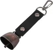 Pet Training Bell Pendant Bronze Vintage Metal Noise Maker for Dogs Outdoor Companion for Camping Hiking and Crafting Lightweight and Portable Bell Accessory