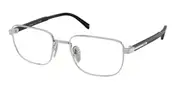 Prada PR B51V 1BC1O1 Men's Glasses Silver Size 55 - Private Health Rebate - Blue Light Block Available