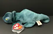TY BEANIE BABIES RAINBOW CHAMELEON TIE-DYED NMW/TAG #BB811 PROT TAG ERRORS