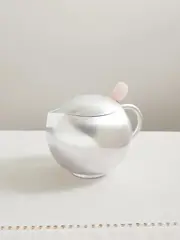 [Natalia Criado] Natalia Criado - Teiera Silver-plated And Rose Quartz Teapot - One size One size Silver