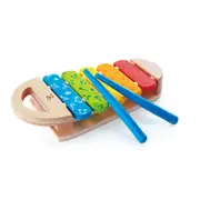 Hape 26cm Rainbow Xylophone Kids/Percussion Musical Instrument Wooden Toy 12m+