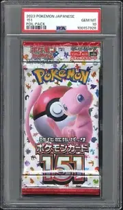 PSA 10 Japanese 151 Booster Pack Sealed 2023 Pokemon