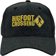 [Crazy Dog T-shirts] Bigfoot Crossing Hat Funny Sarcastic Sasquatch Novelty Cap