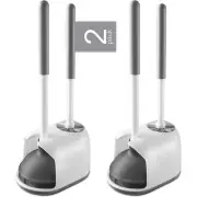 Toilet Plunger and Brush Set with Holder Toilet Plunger with Holder Toilet Pl...