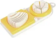 Egg Cutting Tool Egg Piercer Combo Egg Slicer Strawberry Cutter Manual Egg Slicing Egg Chopper Fruit Cutter Egg Separator Hard Boiled Egg Peeler Egg Cutter Household Kitchen Supplies(Yello)/1227