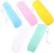 Baluue 3sets Soap Pouch Maker Scrubbing Net Soap Net Exfoliating Easy to Dry Storage for Handmade Fragrance Release 5pcs*3