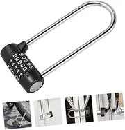 Outanaya Sturdy Metal Password Lock 5 Combination for Cabinets Doors u Shaped Hanging Lock
