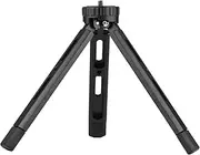 Tabletop Folding Tripod Aluminum Alloy with 1/4 Screw Mount Function Leg Design for DSLR Camera Smartphone LED Light Stabilizer Max. Load 15KG