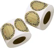 HOODANCOS 2 Rolls Self Adhesive Present Packing Stickers Delicate Pattern Sealing Stickers for Parties Bakeries Crafting Multi Use Decorative Label Roll