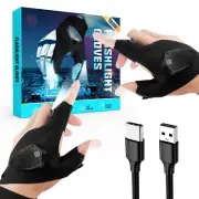 Rechargeable Led Flashlight Gloves Birthday Fathers Day Gift from Daughter Son