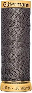 Gutermann 2T100C/1414 | Dark Grey Cotton Sewing Thread | 100m