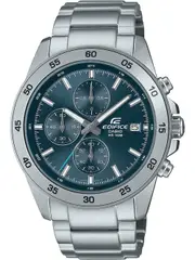 Casio Edifice Chronograph EFR-526D-2AVUEF Blue Dial Grey Stainless Steel Mens Watch