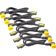 Power Cord Kit (6 ea), Locking, C13 to C14 (90 Degree), 1.2m, North America