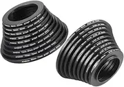 18pcs 37-49-52-55-58-62-67-72-77-82mm Step Up/Step Down Lens Filter Metal Adapter Ring Kit