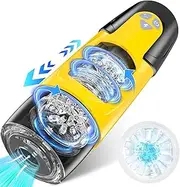 Sex Toys for Men Hands Free Electric Malemasterbrators Toy with Powerful Thrusting Rotating Modes for Stimulation Electric Pocket Pussy Vagina Men's Hoodies Charge A1G24
