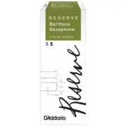 D'Addario Woodwinds Rico Reserve Baritone Saxophone Reeds, Strength 3.5, - 5 Ree