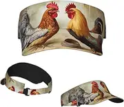 [FHPCE] Sun Visor Hat Empty Top Sun Hat Adjustable Sunscreen Visor Cap Sheep and Lambs Baseball Caps Sports Sun Caps