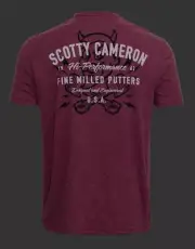 NEW SOLD OUT! Scotty Cameron Putters T-Shirt Speed Demon Heather Maroon XL