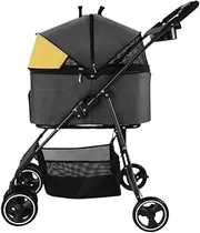 Pet Stroller Separate Dog, Cat, Pet and Small Dog Stroller, Portable Luggage, Folding Supplies, Mobility Scooter for Outings Small Pet Stroller