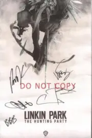 Linkin Park band SIGNED reprint 12x18" Poster Photo Autographed RP Chester Mike
