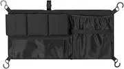 Stroller Storage Caddy Accessories - Adjustable Organizer Cargo Storage,Multi-Purpose Bag Foldable Design with Multiple Pockets for Outdoor Adventures Beach Trips