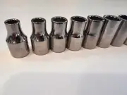 Craftsman 12 pc 1/2" drive 12 pt Deep Socket Set Metric 9-1, 12-19, 21-22mm G2