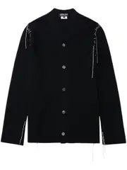 [COMME des GARCONS HOMME DEUX] Lambs Wool Jersey Cardigan