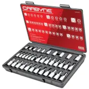 Hex (Allen) & Torx Bit Socket Set - 36 Piece, S2 Steel | 1/4", 3/8" & 1/2" Drive