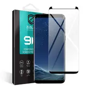 ZUSLAB Galaxy S8 Tempered Glass Screen Protector Film 9H Hardness for Samsung - Black