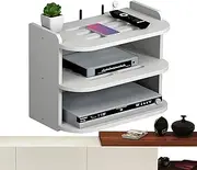 Wifi Router Stand - Multi Layer Wireless Router Holder,No Drill Wireless Router Heat Dissipation Rack, Multifunctional Storage Rack For Set-top Boxes, Routers, Game Consoles